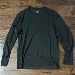 Rhone Men's Black Long Sleeve Shirt